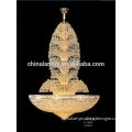 CE SAA standard large crystal chandelier lamp for hotel